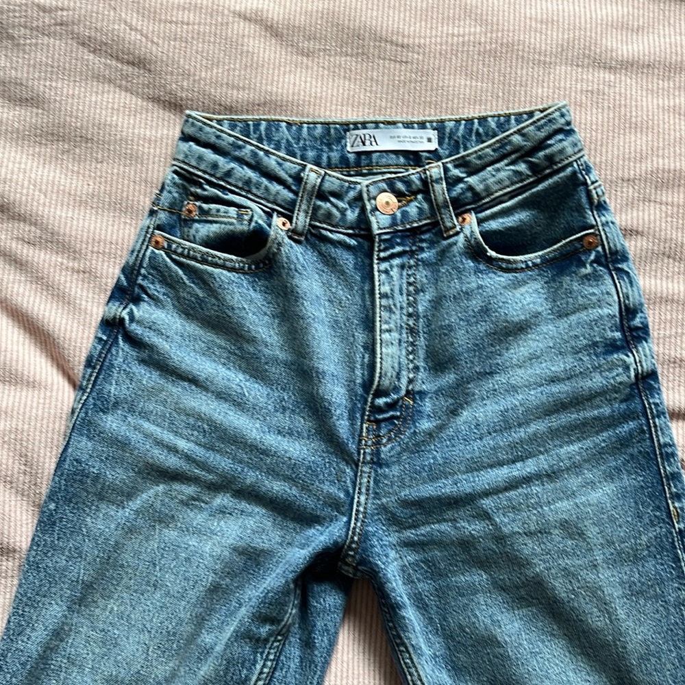 Zara mom jeans